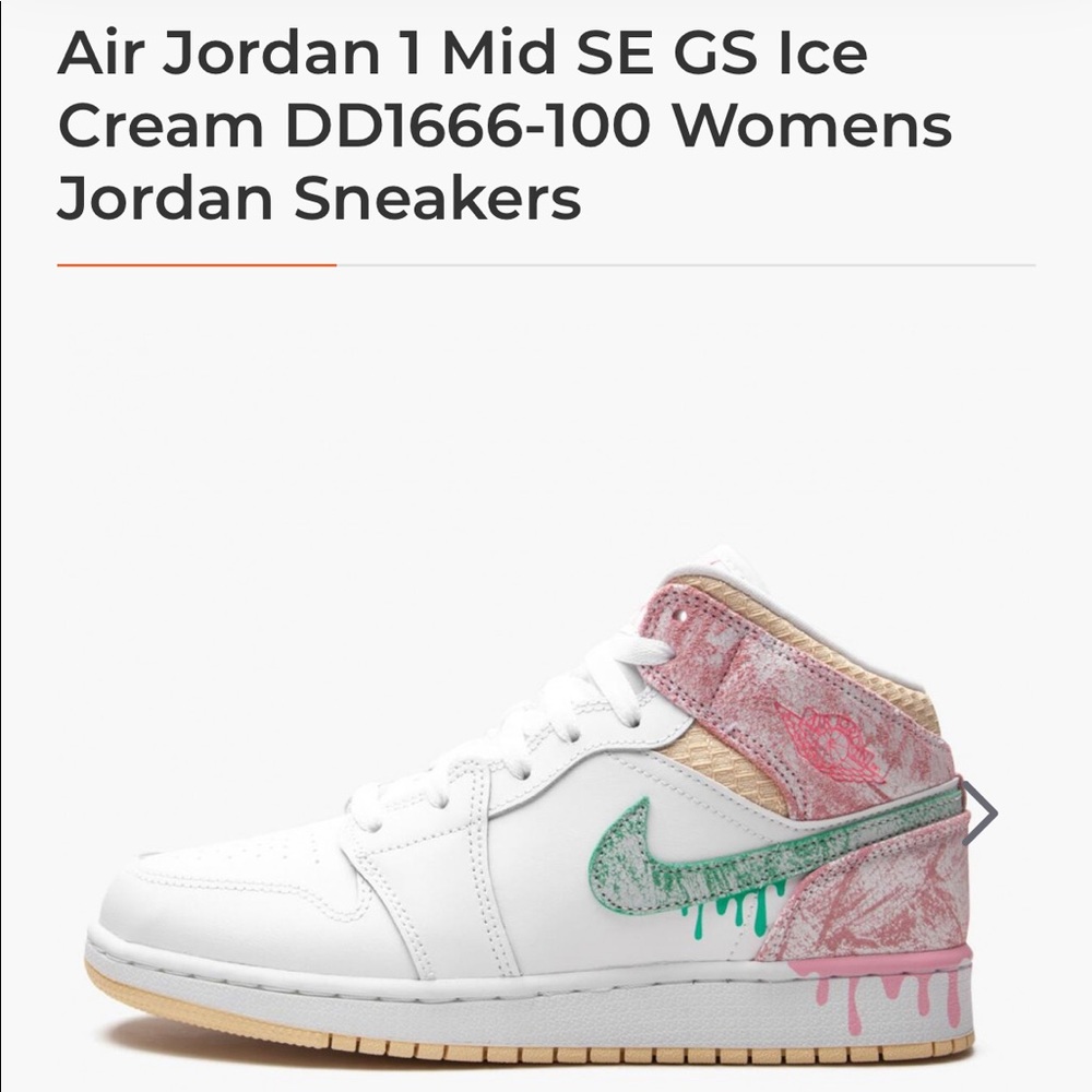 Nike Air Jordan pink and white drip sneakers